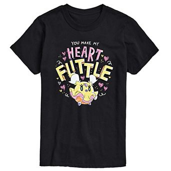 Big & Tall Pokémon You Make My Heart Flittle Graphic Tee