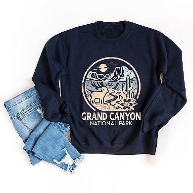 Grand Canyon National Park Two-Toned Circle - Women's Graphic Sweatshirt