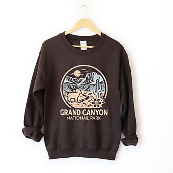 Grand Canyon National Park Two-Toned Circle - Women's Graphic Sweatshirt