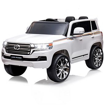 12V 2-Seater Kids Ride On Truck, Electric Car w/Remote, 3 Speeds, Lights, Music, Horn & Suspension