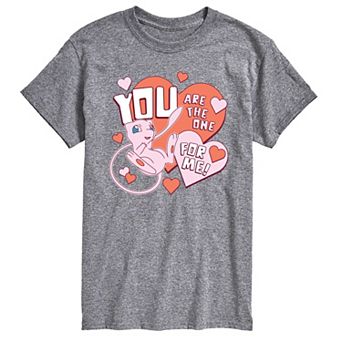 Big & Tall Pokémon Mew You Are The One For Me Graphic Tee