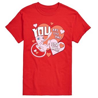 Big & Tall Pokémon Mew You Are The One For Me Graphic Tee
