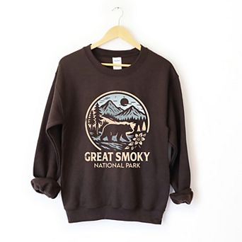 Great Smoky National Park Two-Toned Circle - Women's Graphic Sweatshirt