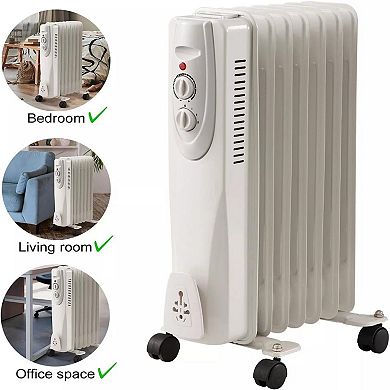 Portable Oil Filled Radiator Space Heater
