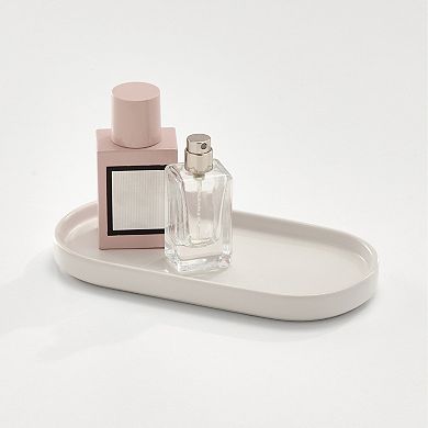iDesign Ceramic Bathroom Organization & Storage Vanity Tray
