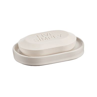iDesign Ceramic Bar Soap Dish