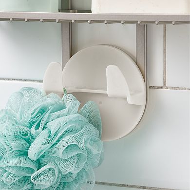 iDesign Hanging Shower Caddy & Accessory Hooks