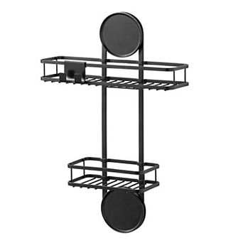 iDesign Self-Adhesive Shower Caddy & Razor Holder