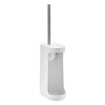 iDesign Toilet Brush & Holder with Storage Compartment