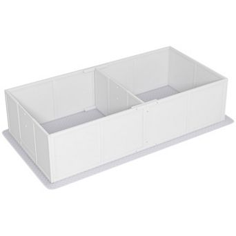 PawHut Whelping Box for Dogs and Puppies w/ Waterproof Pee Pad for M Dogs