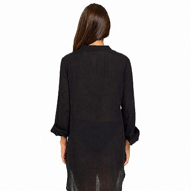 Women's Portocruz Button Front Big Shirt