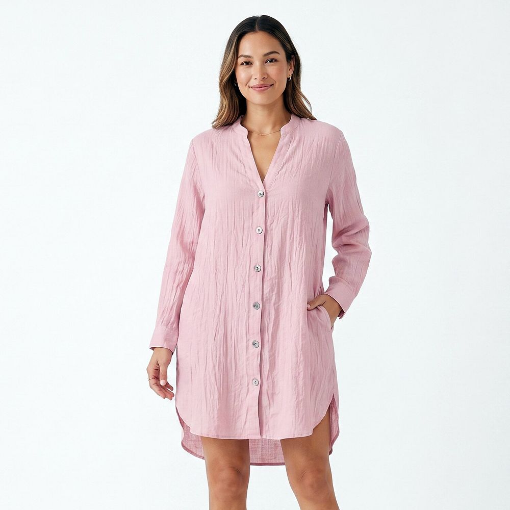 Women's Portocruz Button Front Big Shirt