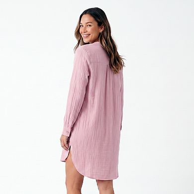 Women's Portocruz Button Front Big Shirt