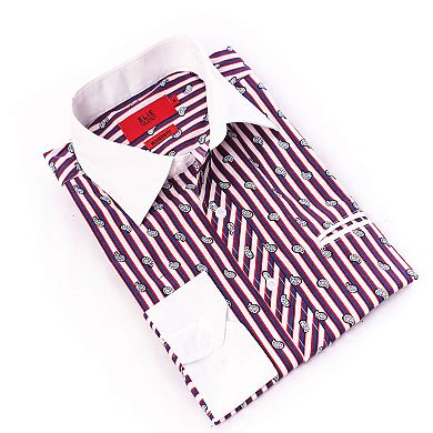 Elie Balleh Boys Slim Fit Printed Button-Down Shirt