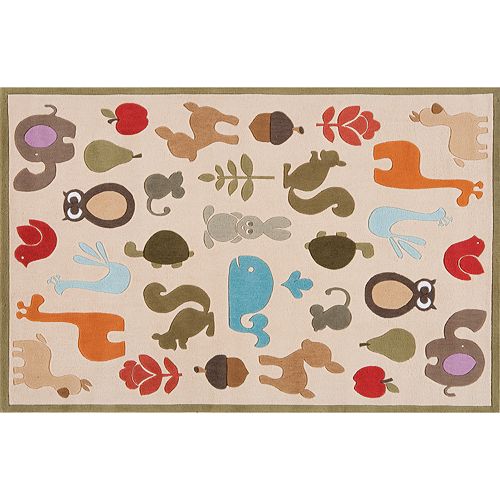 Momeni Lil Mo Whimsy Animal Rug - 4' x 6'