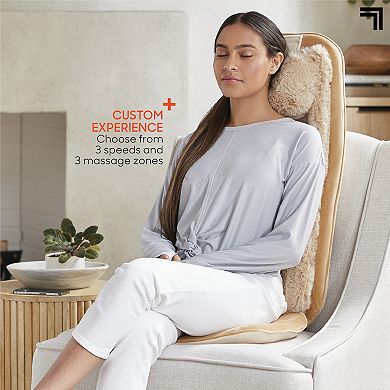 Sharper Image Realtouch Cushion Luxe Cordless Shiatsu Massager