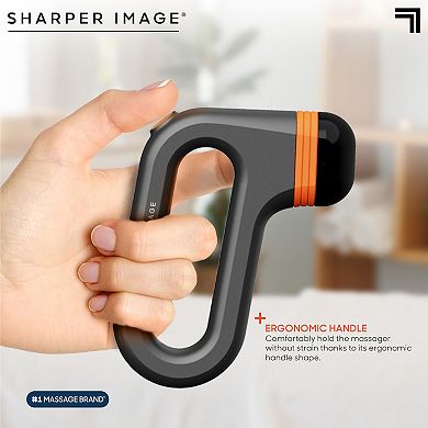 Sharper Image Portable Massager With Soothing Vibration & Ergonomic Handle