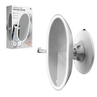 Sharper Image SpaStudio Fog Free Heated Shower Mirror & Razor Holder