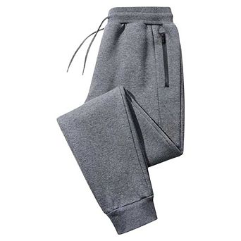 Mens Ultra Soft Singe Pack Dual Zipper Jogger