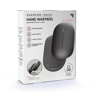 Sharper Image Rechargeable Hand Warmers 2-pk.