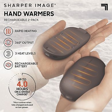 Sharper Image Rechargeable Hand Warmers 2-pk.