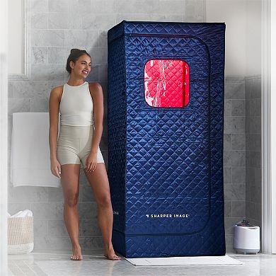 Sharper Image Steam Sauna & Red Light Therapy Portable Spa