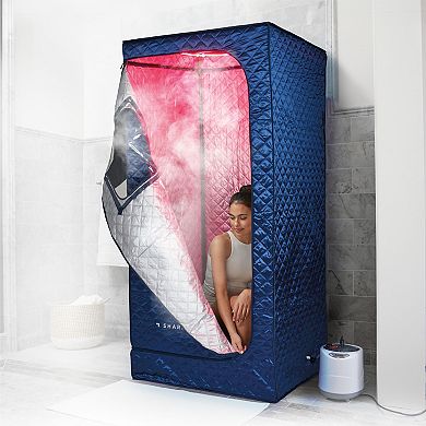 Sharper Image Steam Sauna & Red Light Therapy Portable Spa
