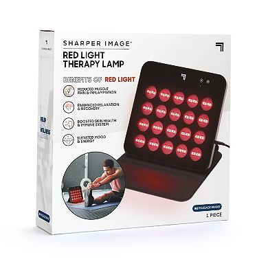 Sharper Image Red Light Therapy Lamp
