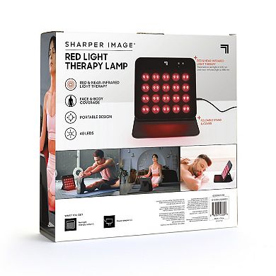 Sharper Image Red Light Therapy Lamp