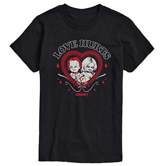 Big & Tall Chucky Love Hurts Graphic Tee