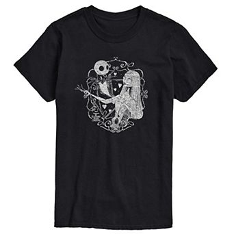 Big & Tall Disney's The Nightmare Before Christmas Jack & Sally Graphic Tee