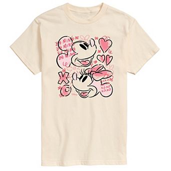 Big & Tall Disney's Mickey & Minnie XOXO Sketch Graphic Tee