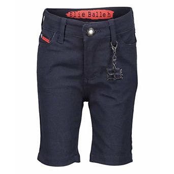 Elie Balleh Boys Slim Fit Cotton Twill Short Pants