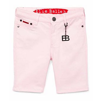 Elie Balleh Boys Slim Fit Cotton Twill Short Pants