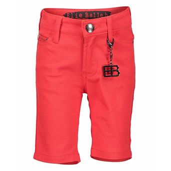 Elie Balleh Boys Slim Fit Cotton Twill Short Pants