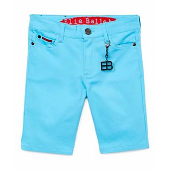 Elie Balleh Boys Slim Fit Cotton Twill Short Pants