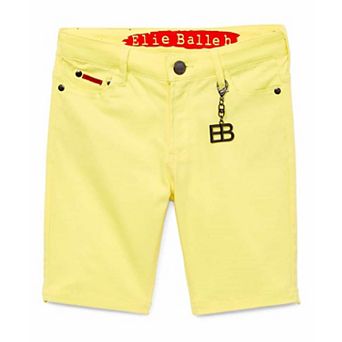 Elie Balleh Boys Slim Fit Cotton Twill Short Pants