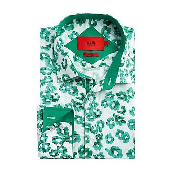 Elie Balleh Boys Slim Fit Floral Button-Down Shirt