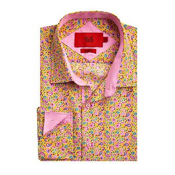 Elie Balleh Boys Slim Fit Paisley Print Shirt
