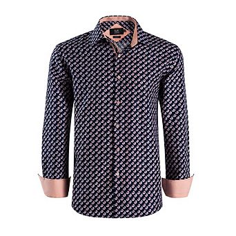 Elie Balleh Slim Fit Mens Paisley Print Shirt
