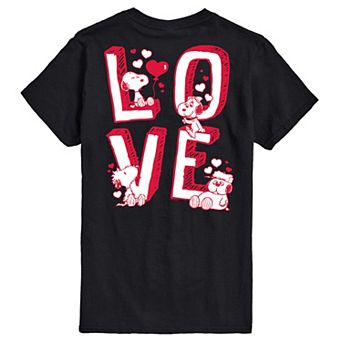 Big & Tall Peanuts Snoopy's Siblings Love Graphic Tee