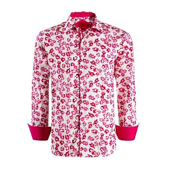 Elie Balleh Slim Fit Mens Floral Sport Button-Down Shirt