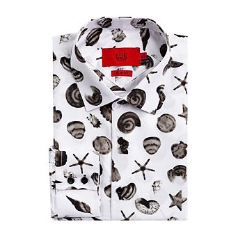 Elie Balleh Boys Slim Fit Elie Balleh Boys' Sea Shell Print Shirt