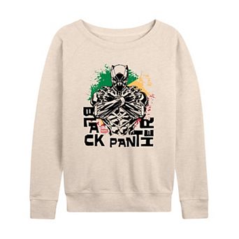 Women's Marvel Black Panther French Terry Long Sleeve Tee