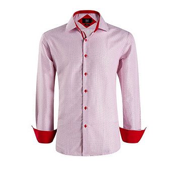 Elie Balleh Slim Fit Mens Micro Ditsy Button-Down Shirt