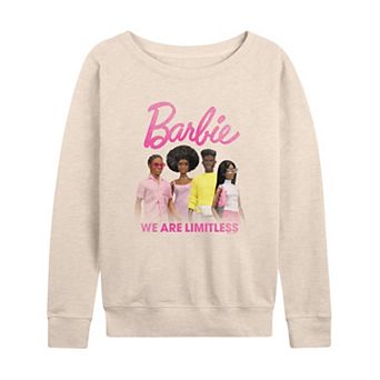 Women's Barbie We Are Limitless French Terry Long Sleeve Tee