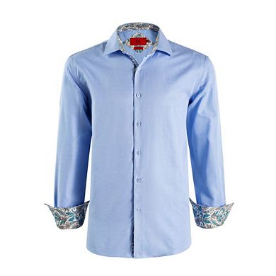 Elie Balleh Boys Slim Fit Houndstooth Button-Down Shirt