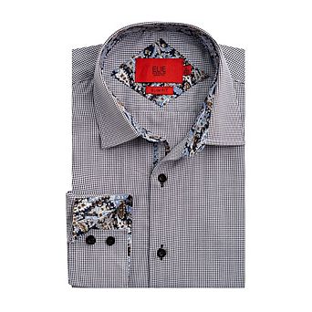 Elie Balleh Boys Slim Fit Houndstooth Button-Down Shirt