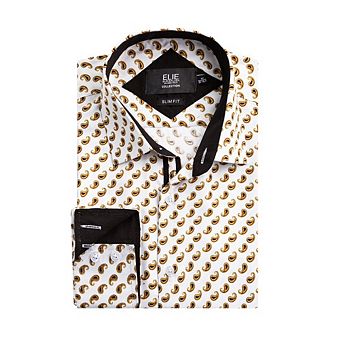 Elie Balleh Boys Slim Fit Elie Balleh Boys' Paisley Button-Down Shirt
