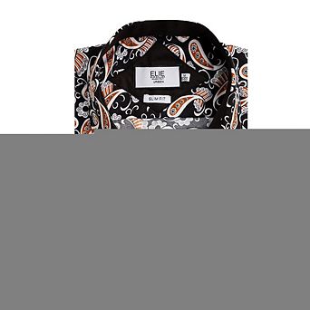 Elie Balleh Boys Slim Fit Paisley Sport Shirt